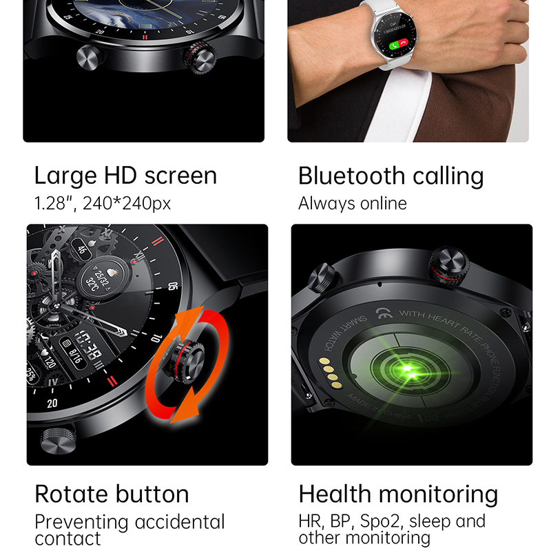 ECG+PPG Bluetooth Call Smart W - Smartwatch Custom 评论和价格