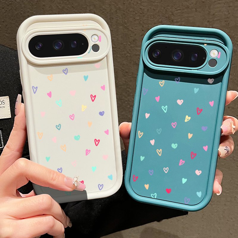 Colorful Little Hearts Soft Ca - Google Pixel 9 评论和价格