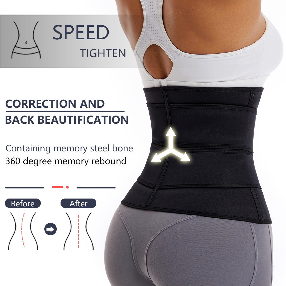 Women Waist Trainer Belt Doubl - Rugged Sport Strap 评论和价格