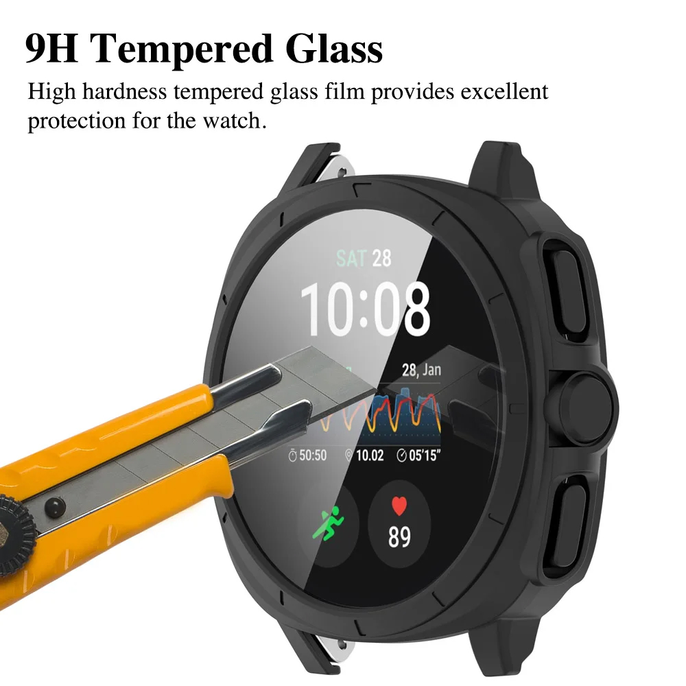 Glass+Case for Samsung Galaxy  - Samsung Smartwatch Accessories 评论和价格