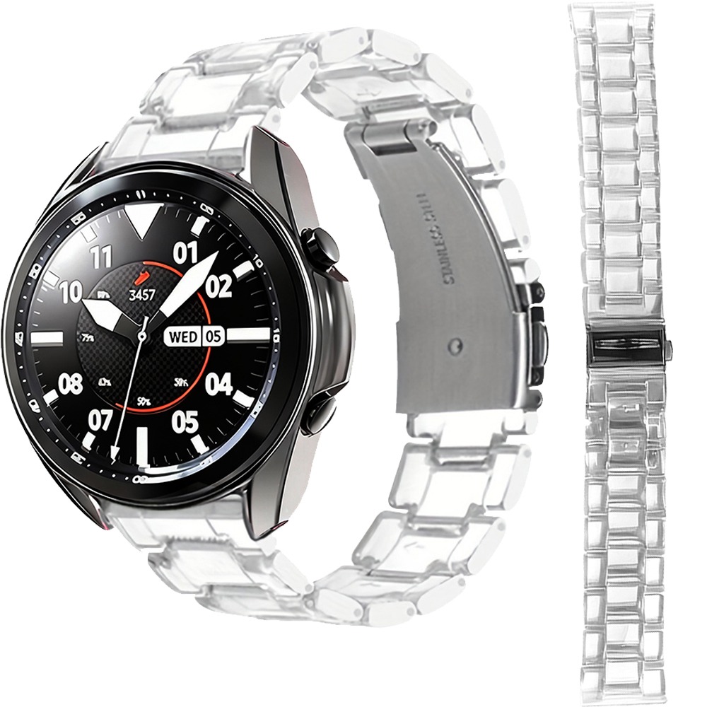 Clear Resin Three-Link Band wi - Titan Smartwatch Accessories 评论和价格
