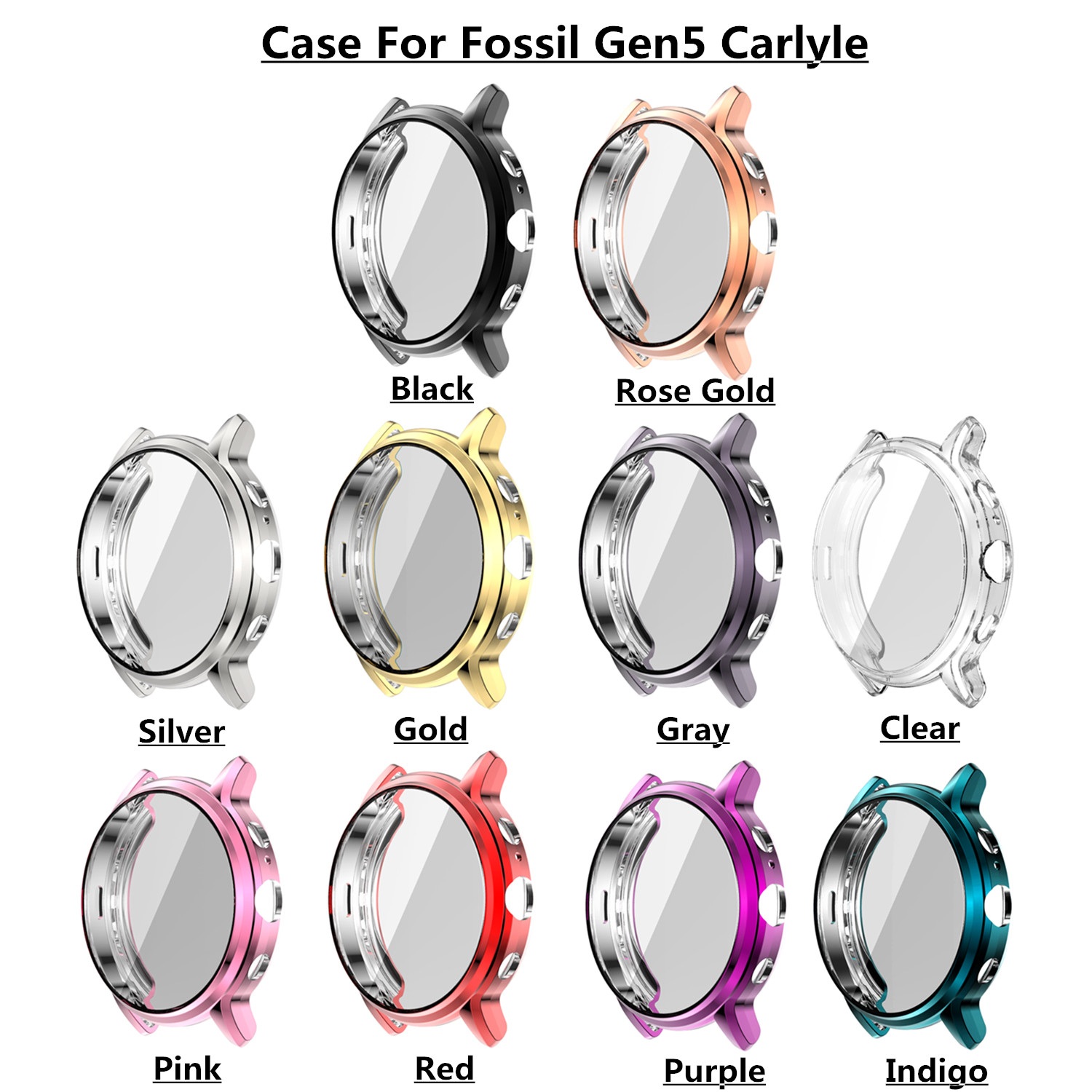 TPU Protective Cover Case For  - Fossil Smartwatch Accessories 评论和价格