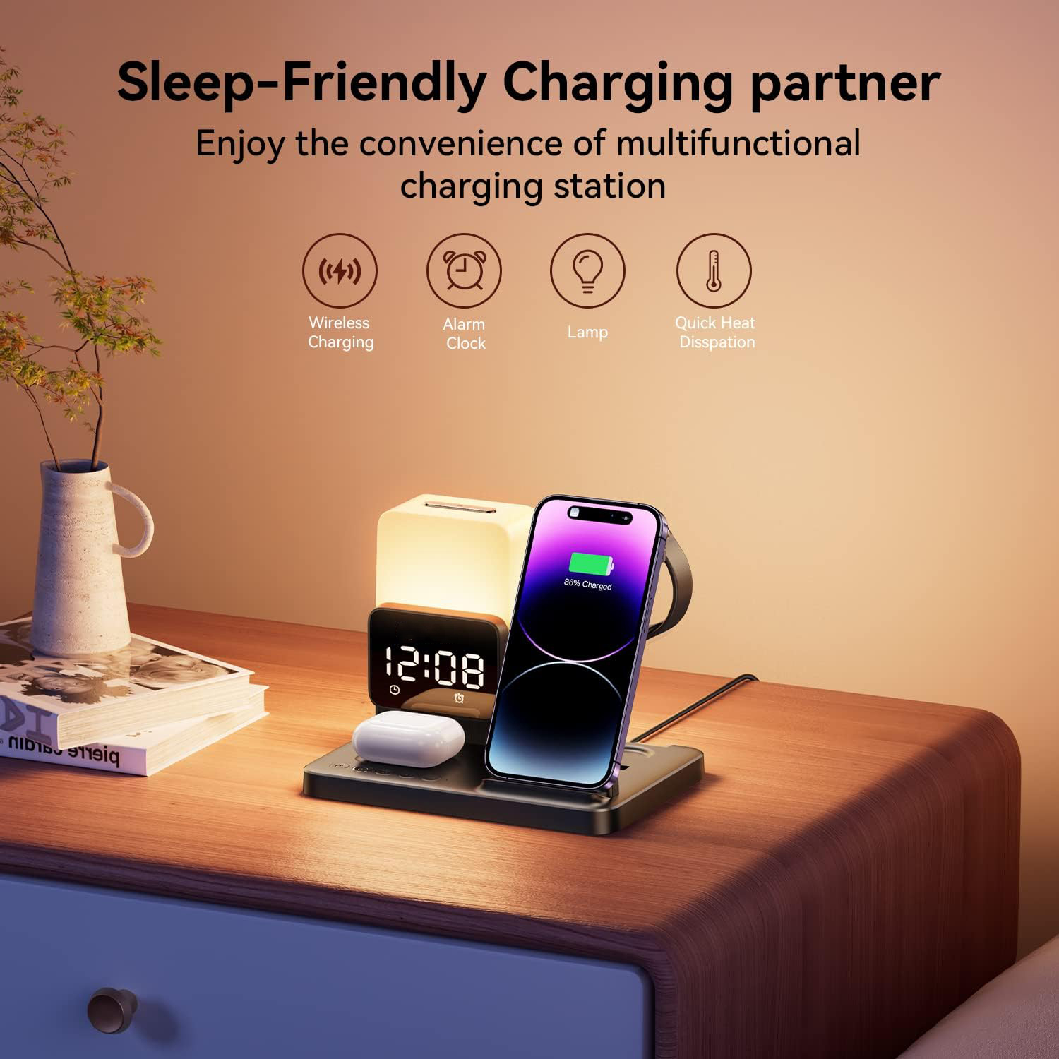 6 In 1 Foldable Lamp Wireless  - Smartwatch X12 评论和价格