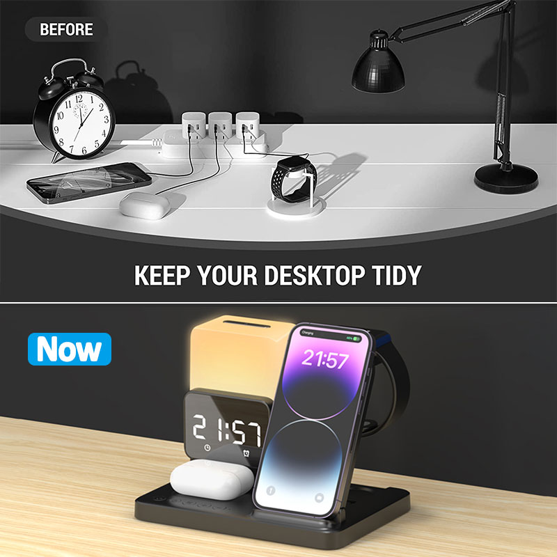 6 In 1 Foldable Lamp Wireless  - Smartwatch X12 评论和价格