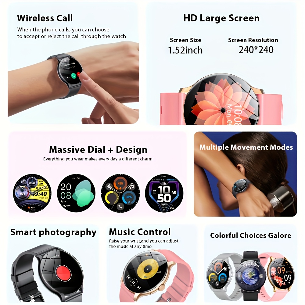 LAXASFIT 2026 Smart Watch 1.52 - Smartwatch Custom 评论和价格