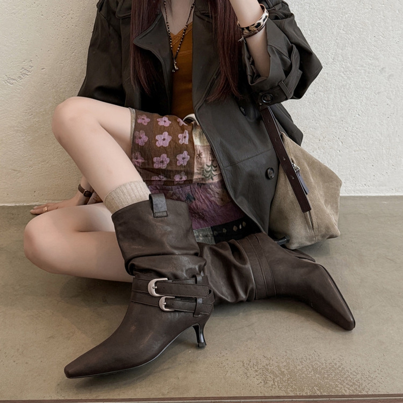 NEW Autumn/Winter Women Boots  - Leather Classic Strap 评论和价格