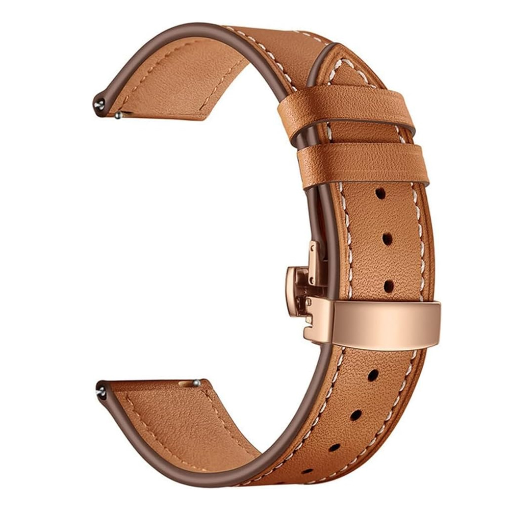 20mm 22mm Leather Band For Sam - Titan Smartwatch Accessories 评论和价格