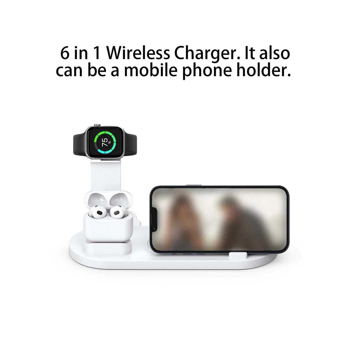 7 In 1 Wireless Charger Stand  - Smartwatch X12 评论和价格